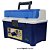 Caixa para pesca super resistente com 3 estojos, amplo espaço interno e compartimento ajustáveis Pesca Brasil PB Box 007 Azul - Imagem 1