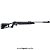 CARABINA DE PRESSÃO 5,5MM NITRO-X – CORONHA POLIPROPILENO THUMBHOLE PRETA - Imagem 1