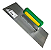 Desempenadeira Aço Inox Lisa Massa 12x29 Cm - Galo 113/00 - Imagem 1
