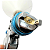 Pistola de Pintura Profissional HVLP H-827A 1.4mm 600ml PDR - Imagem 4
