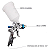 Pistola de Pintura Profissional HVLP H-827A 1.4mm 600ml PDR - Imagem 3