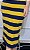 Vestido Polo Midi Com Listras Em Amarelo Off White E Azul Marinho - 110052 - Imagem 4