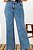 Calça Jeans Wide Leg Com Barra Desfiada E Bolsos Frontais E Traseiros - 200840 - Imagem 2