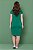 Vestido Verde Em Malha Com Bolso Frontal E Detalhes Em Pregas Hadaza - 50903 - Imagem 4
