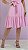 Vestido Evasê Rosa Claro Com Botões Frontais E Babado Acompanha Cinto Faixa Tatá Martello - 9165 - Imagem 4