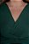 Vestido Tubinho Verde Transpassado Com Detalhes Em Pregas Hadaza - 50959 - Imagem 3