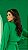 Vestido Chemise Verde Com Botões Frontais Encapados E Acompanha Cinto Encapado Jany Pim - 5070 - Imagem 5