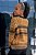 Casaco Caramelo Com Estampa Em Preto Em Tricot Com Botões Frontais - 19294 - Imagem 2