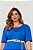 Vestido Azul Royal Em Malha Com Babado Realist Plus - 2240097 - Imagem 3