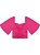 Conjunto De Saia Pink E Blusa Com Cordão Ajustável - G90079 - Imagem 2
