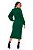 Vestido Midi Verde Em Tricot Com Gola Alta E Fenda Lateral - 103588 - Imagem 2