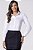 Camisa Tricoline Branca Com Detalhes De Recortes Frontais Laura Rosa - 810244 - Imagem 1