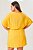 Vestido Amarelo Em Viscose Flamê Com Amarração Frontal - 201539 - Imagem 2