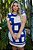 Vestido Estampa Azul E Off White Em Pele De Pêssego Valentina Ferreira - 43162 - Imagem 2