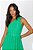 Vestido Longo Verde Mula Manca Em Tule Com Lurex Acompanha Cinto - 104007 - Imagem 2