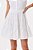 Vestido Branco Em Tricoline Com Detalhes Em Entremeios E Três Marias - 104166 - Imagem 3