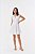 Vestido Branco Em Tricoline Com Detalhes Em Entremeios E Três Marias - 104166 - Imagem 1