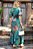 Vestido Maxi Midi Estampado Em Viscose Com Detalhes De Botões - 230547 - Imagem 2
