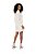 Vestido Evasê Off White Em Moletinho Com Gola Alta E Manga Longa - 104357 - Imagem 4