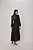 Vestido Midi Mullet Preto Em Crepe Com Detalhe Em Corrente Titanium - 27288 - Imagem 2