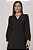 Vestido Midi Mullet Preto Em Crepe Com Detalhe Em Corrente Titanium - 27288 - Imagem 3