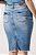 Saia Tradicional Jeans 62 Cm Barra Desfiada E Assimétrica Laura Rosa - 810594 - Imagem 2