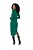 Vestido Midi Verde Em Malha Tricot Melange De Manga Longa - 104358 - Imagem 2