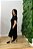 Vestido Midi Preto Em Malha Com Estampa Frontal Mullet - 89854 - Imagem 4