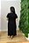 Vestido Midi Preto Em Malha Com Estampa Frontal Mullet - 89854 - Imagem 2