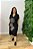Vestido Midi Preto Em Malha Com Estampa Frontal Mullet - 89854 - Imagem 1