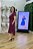 Vestido Midi Marsala Em Malha Com Estampa Frontal Mullet - 89854 - Imagem 3