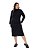 Vestido Midi Preto Em Malha Tricot Manga Longa E Fendas Laterais - 201691 - Imagem 1