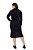 Vestido Midi Preto Em Malha Tricot Manga Longa E Fendas Laterais - 201691 - Imagem 4
