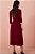Vestido Maxi Midi Marsala Acompanha Faixa Tatá Martello - 4745 - Imagem 2