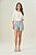 Blusa Off White Manga 3/4 Em Ribana Com Decote Canoa - 104810 - Imagem 2