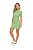 Vestido Verde Em Ribana Canelada De Manga Curta - 104771 - Imagem 1