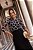 Blusa Estampada Em Tule Manga 7/8 E Decote Redondo Jany Pim - BU5010774 - Imagem 1