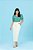Saia Maxi Midi Jeans Cru Com Fenda Frontal Hadaza - 038275 - Imagem 1