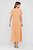 Vestido Maxi Midi Pêssego Em Viscolinho Com Fendas Laterais - 25330 - Imagem 2