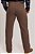 Calça Masculina Marrom Em Sarja Regular Slim Empório Jeans - EMP9644 - Imagem 4