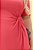 Vestido Midi Coral Em Ribana Canelada Com Detalhe De Torção - 201801 - Imagem 4