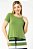 Conjunto De Saia Com Listras Verde Off White E Azul - 9981 - Imagem 3
