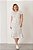 Conjunto De Saia Midi Off White Com Listras Pretas - 13455 - Imagem 1
