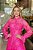 Vestido Midi Pink Em Guipir E Renda Com Botões Frontais Doce Maria - 03936017 - Imagem 3