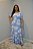 Vestido Maxi Midi Estampado Em Viscose Com Fenda Frontal - 42240 - Imagem 1