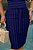 Vestido Azul Listrado Em Malha Viscopoly Com Faixa Maria Amore - 00897 - Imagem 3