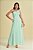 Vestido Longo Verde Em Viscose Flamê Nula Manga Com Laço - 104985 - Imagem 1