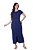 Vestido Maxi Midi Azul Com Fenda Frontal E Acompanha Cinto Hapuk - 061841 - Imagem 1