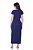 Vestido Maxi Midi Azul Com Fenda Frontal E Acompanha Cinto Hapuk - 061841 - Imagem 2