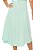Vestido Midi Verde De Alça Com Laço Em Viscose Flamê Linên - 105151 - Imagem 3